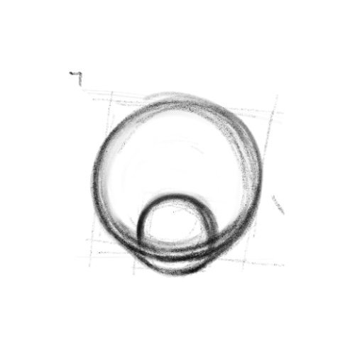 sketch of cup #7 for 20 views drawing exercise