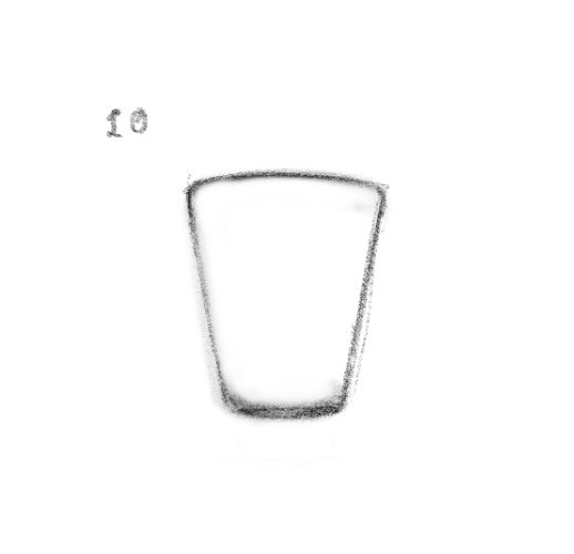 sketch of cup #10 for 20 views drawing exercise