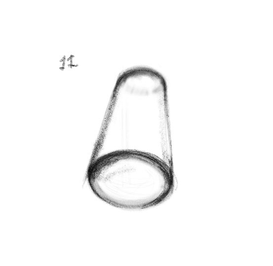 sketch of cup #11 for 20 views drawing exercise